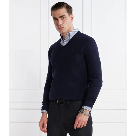 POLO RALPH LAUREN Wełniany sweter | Slim Fit ze sklepu Gomez Fashion Store w kategorii Swetry męskie - zdjęcie 184334086