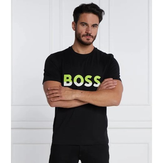 BOSS GREEN T-shirt Tee | Regular Fit ze sklepu Gomez Fashion Store w kategorii T-shirty męskie - zdjęcie 184334099