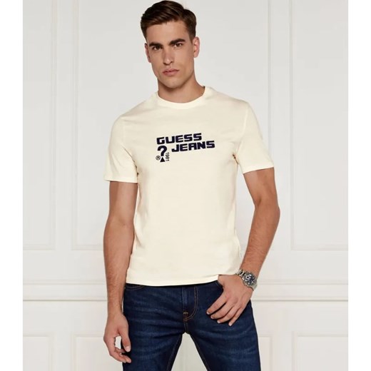 Guess Jeans T-shirt | Slim Fit ze sklepu Gomez Fashion Store w kategorii T-shirty męskie - zdjęcie 184334148
