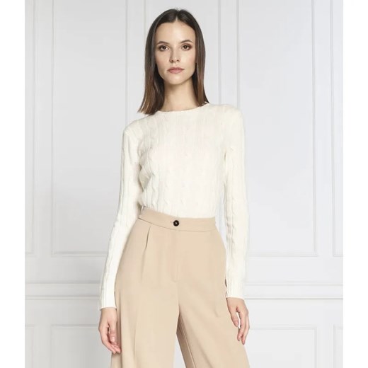 POLO RALPH LAUREN Kaszmirowy sweter | Regular Fit ze sklepu Gomez Fashion Store w kategorii Swetry damskie - zdjęcie 184334229