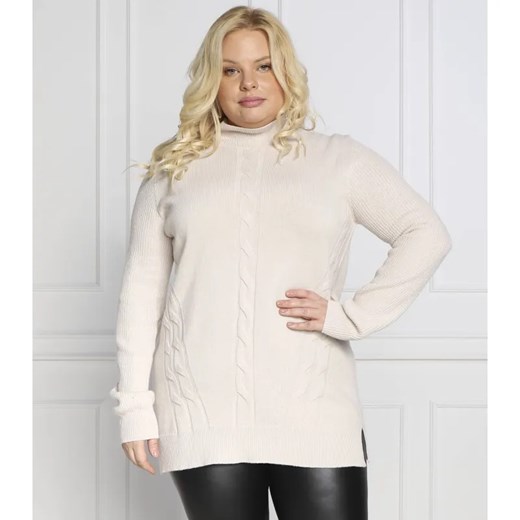 Persona by Marina Rinaldi Sweter ALBUM Plus size | Regular Fit | z dodatkiem wełny i kaszmiru ze sklepu Gomez Fashion Store w kategorii Swetry damskie - zdjęcie 184334259