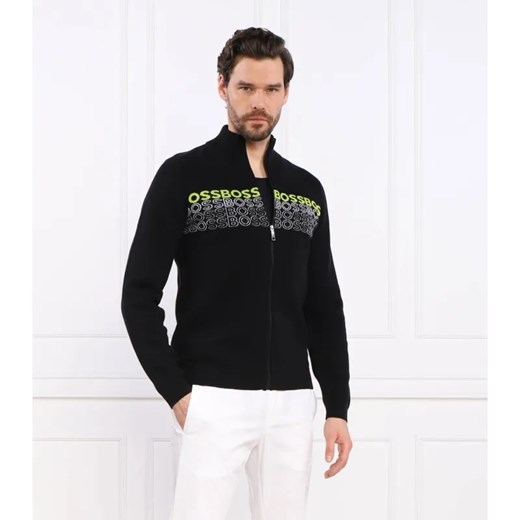 BOSS GREEN Sweter Zightek | Regular Fit | z dodatkiem wełny ze sklepu Gomez Fashion Store w kategorii Swetry męskie - zdjęcie 184334285
