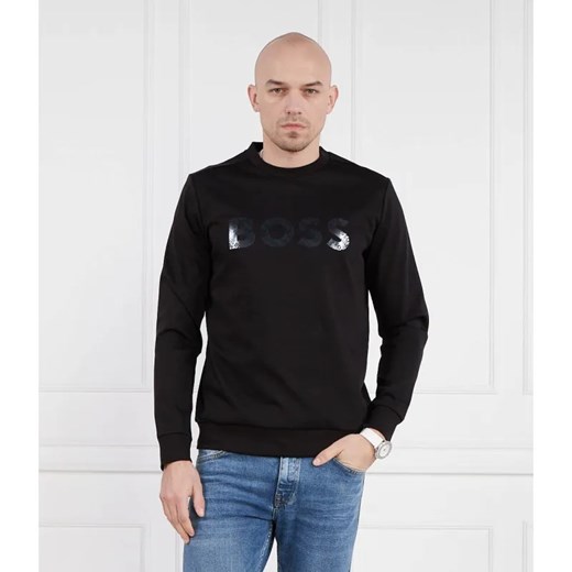 BOSS GREEN Bluza Salbo Mirror | Regular Fit ze sklepu Gomez Fashion Store w kategorii Bluzy męskie - zdjęcie 184334325