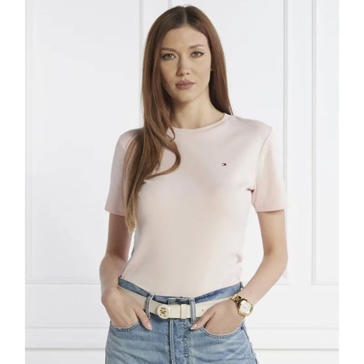 Tommy Hilfiger T-shirt | Slim Fit ze sklepu Gomez Fashion Store w kategorii Bluzki damskie - zdjęcie 184334335