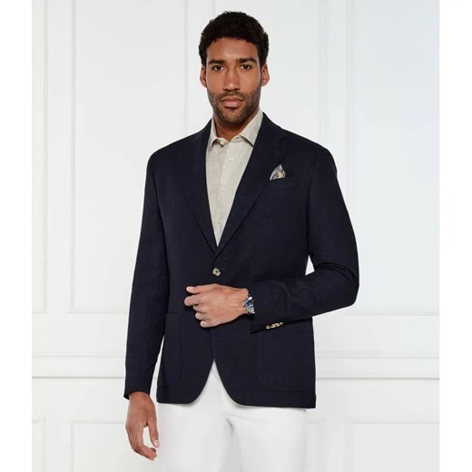 Sand Copenhagen Wełniana marynarka 6917 Prince | Modern fit | z dodatkiem lnu ze sklepu Gomez Fashion Store w kategorii Marynarki męskie - zdjęcie 184334356