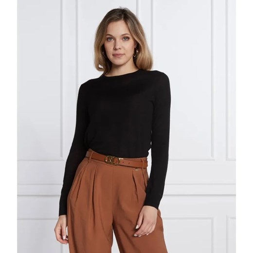 Calvin Klein Wełniany sweter | Slim Fit ze sklepu Gomez Fashion Store w kategorii Swetry damskie - zdjęcie 184334375