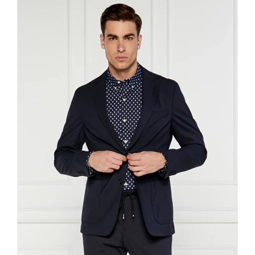 BOSS BLACK Wełniana marynarka Hanry | Slim Fit | stretch ze sklepu Gomez Fashion Store w kategorii Marynarki męskie - zdjęcie 184334425