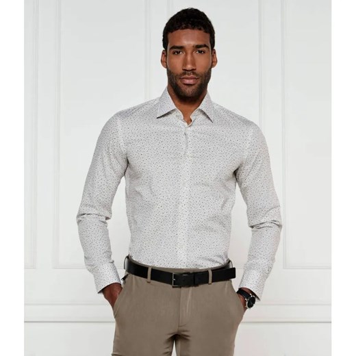 BOSS BLACK Koszula H-HANK-kent-C1-214 | Slim Fit | stretch ze sklepu Gomez Fashion Store w kategorii Koszule męskie - zdjęcie 184334486