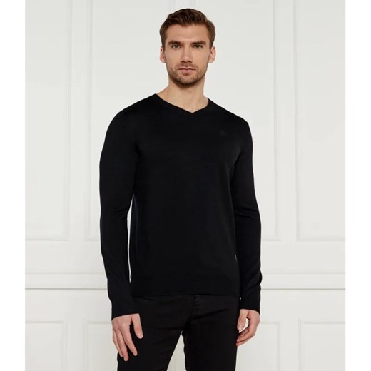 Karl Lagerfeld Wełniany sweter | Regular Fit ze sklepu Gomez Fashion Store w kategorii Swetry męskie - zdjęcie 184334488