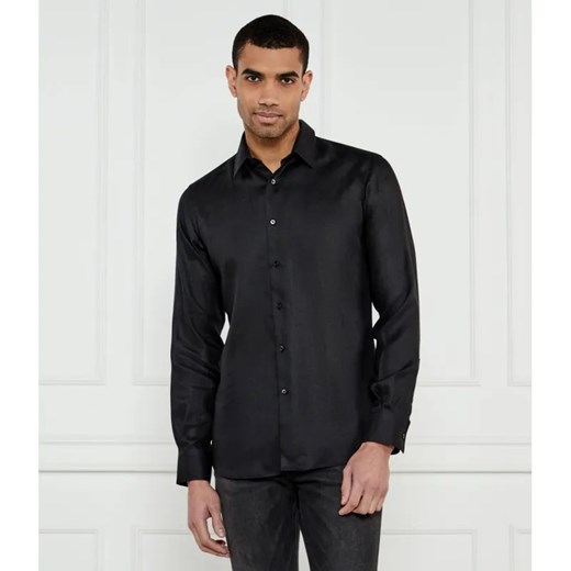 Karl Lagerfeld Lniana koszula | Modern fit ze sklepu Gomez Fashion Store w kategorii Koszule męskie - zdjęcie 184334489