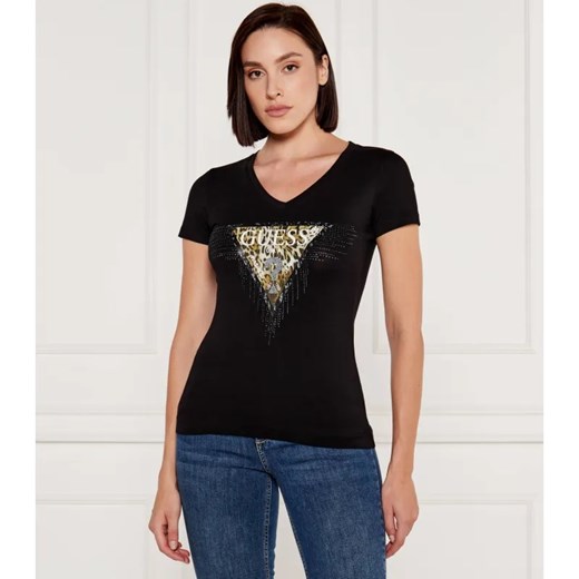 GUESS T-shirt | Slim Fit ze sklepu Gomez Fashion Store w kategorii Bluzki damskie - zdjęcie 184334495