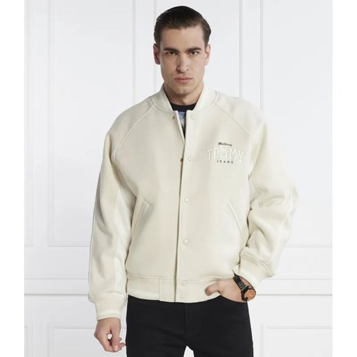 Tommy Jeans Ocieplana kurtka bomber | Loose fit | z dodatkiem wełny ze sklepu Gomez Fashion Store w kategorii Kurtki męskie - zdjęcie 184334506