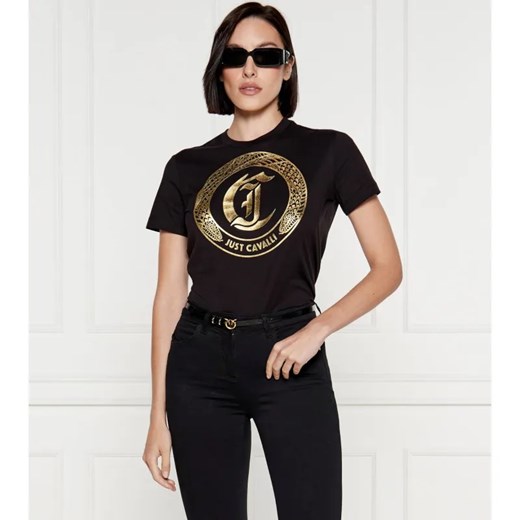 Just Cavalli T-shirt | Slim Fit ze sklepu Gomez Fashion Store w kategorii Bluzki damskie - zdjęcie 184334515