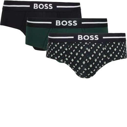 BOSS BLACK Slipy 3-pack HipBr 3P Bold Design ze sklepu Gomez Fashion Store w kategorii Majtki męskie - zdjęcie 184334619