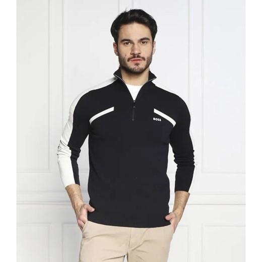 BOSS GREEN Sweter Zurock | Slim Fit | z dodatkiem wełny ze sklepu Gomez Fashion Store w kategorii Swetry męskie - zdjęcie 184334635