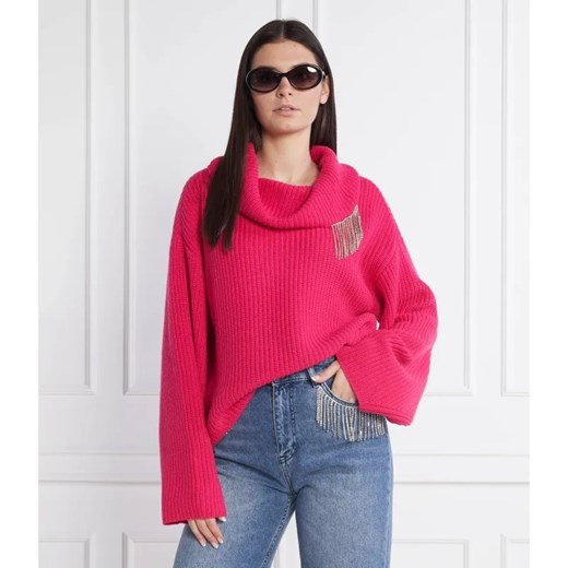 Twinset Actitude Sweter | Relaxed fit | z dodatkiem wełny ze sklepu Gomez Fashion Store w kategorii Swetry damskie - zdjęcie 184334658