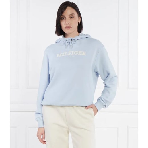 Tommy Hilfiger Bluza REG MONOTYPE FLOCK | Loose fit ze sklepu Gomez Fashion Store w kategorii Bluzy damskie - zdjęcie 184334699