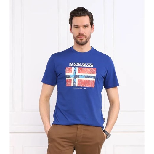 Napapijri T-shirt S-GUIRO | Regular Fit ze sklepu Gomez Fashion Store w kategorii T-shirty męskie - zdjęcie 184334849