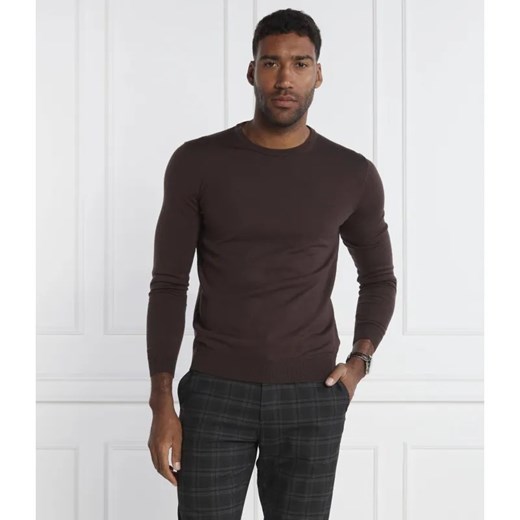 HUGO Wełniany sweter San Cedric-M1 | Regular Fit ze sklepu Gomez Fashion Store w kategorii Swetry męskie - zdjęcie 184334946
