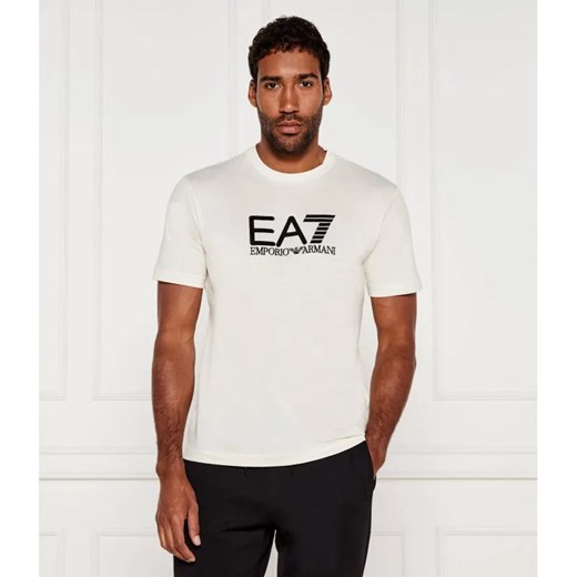 EA7 T-shirt | Regular Fit ze sklepu Gomez Fashion Store w kategorii T-shirty męskie - zdjęcie 184335008