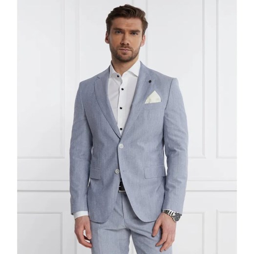BOSS BLACK Marynarka H-Hutson-233 | Slim Fit | z dodatkiem wełny ze sklepu Gomez Fashion Store w kategorii Marynarki męskie - zdjęcie 184335035