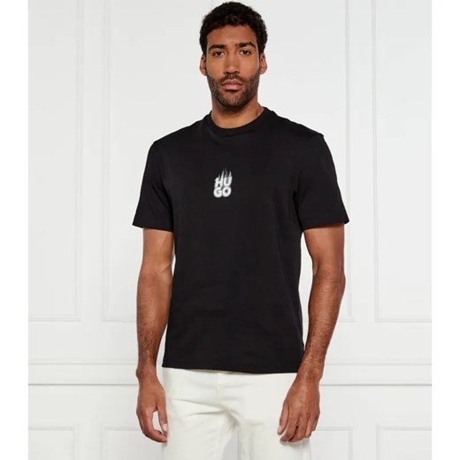 HUGO T-shirt Dalsar | Loose fit ze sklepu Gomez Fashion Store w kategorii T-shirty męskie - zdjęcie 184335075
