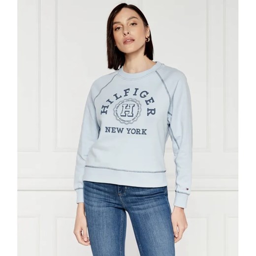 Tommy Hilfiger Bluza VARSITY RAGLAN | Regular Fit ze sklepu Gomez Fashion Store w kategorii Bluzy damskie - zdjęcie 184335177