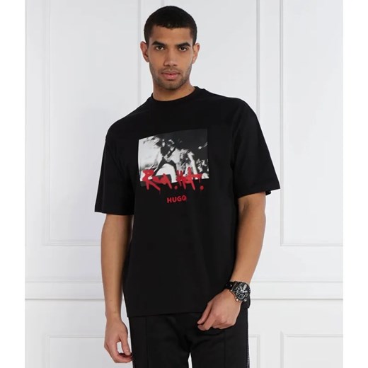 HUGO T-shirt Domenade | Oversize fit ze sklepu Gomez Fashion Store w kategorii T-shirty męskie - zdjęcie 184335216