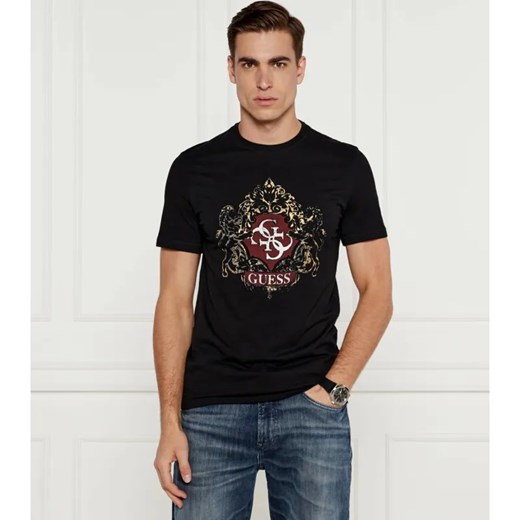 GUESS T-shirt | Slim Fit ze sklepu Gomez Fashion Store w kategorii T-shirty męskie - zdjęcie 184335238