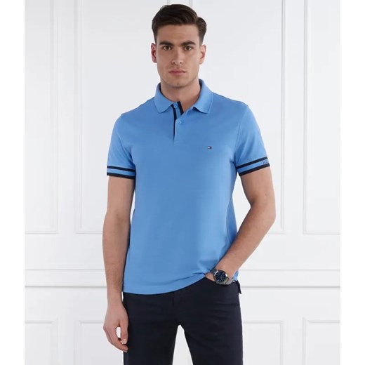 Tommy Hilfiger Polo MONOTYPE CUFF | Slim Fit ze sklepu Gomez Fashion Store w kategorii T-shirty męskie - zdjęcie 184335278