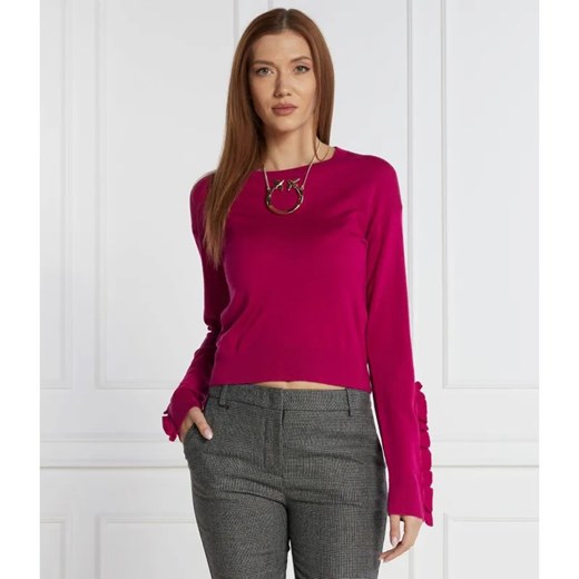 Pinko Wełniany sweter | Regular Fit ze sklepu Gomez Fashion Store w kategorii Swetry damskie - zdjęcie 184335319