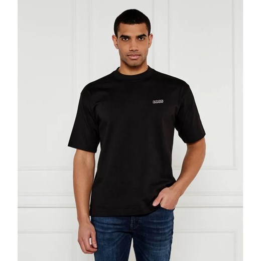 BOSS ORANGE T-shirt Te_Mixdenim | Loose fit ze sklepu Gomez Fashion Store w kategorii T-shirty męskie - zdjęcie 184335365
