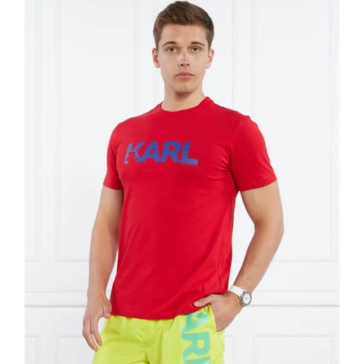 Karl Lagerfeld T-shirt karl logo | Regular Fit ze sklepu Gomez Fashion Store w kategorii T-shirty męskie - zdjęcie 184335416