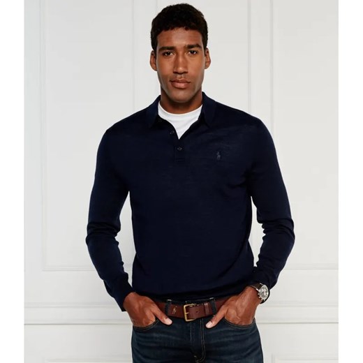 POLO RALPH LAUREN Wełniane polo ze sklepu Gomez Fashion Store w kategorii T-shirty męskie - zdjęcie 184335438
