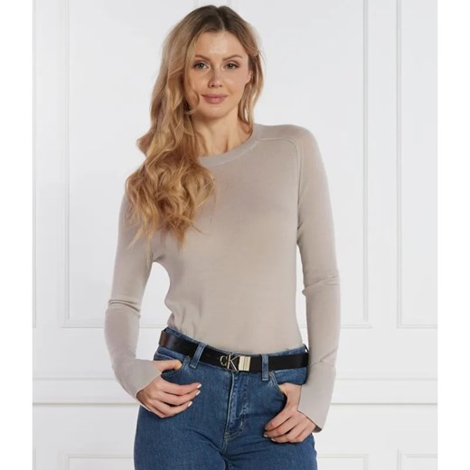 Calvin Klein Wełniany sweter | Regular Fit Calvin Klein M okazyjna cena Gomez Fashion Store