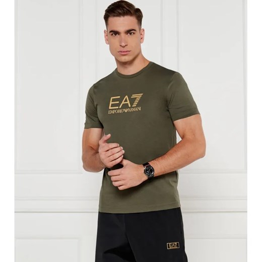 EA7 T-shirt | Slim Fit ze sklepu Gomez Fashion Store w kategorii T-shirty męskie - zdjęcie 184335499