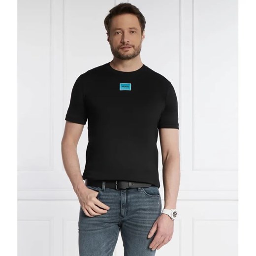 HUGO T-shirt Diragolino212 | Regular Fit ze sklepu Gomez Fashion Store w kategorii T-shirty męskie - zdjęcie 184335549