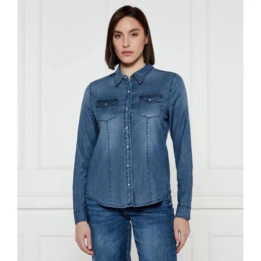 GUESS Jeansowa koszula KENDALL | Regular Fit ze sklepu Gomez Fashion Store w kategorii Koszule damskie - zdjęcie 184335559