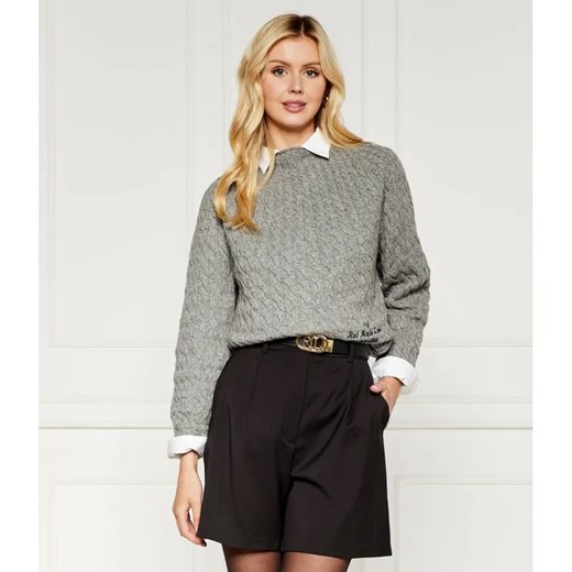 Tommy Hilfiger Wełniany sweter | Regular Fit ze sklepu Gomez Fashion Store w kategorii Swetry damskie - zdjęcie 184335606