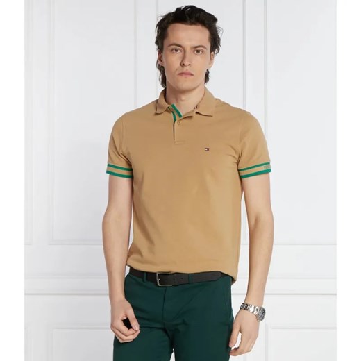 Tommy Hilfiger Polo MONOTYPE CUFF | Slim Fit ze sklepu Gomez Fashion Store w kategorii T-shirty męskie - zdjęcie 184335609