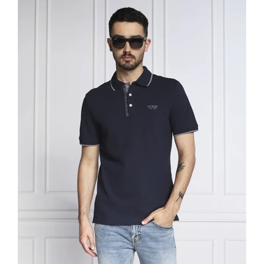 GUESS Polo | Regular Fit ze sklepu Gomez Fashion Store w kategorii T-shirty męskie - zdjęcie 184335688