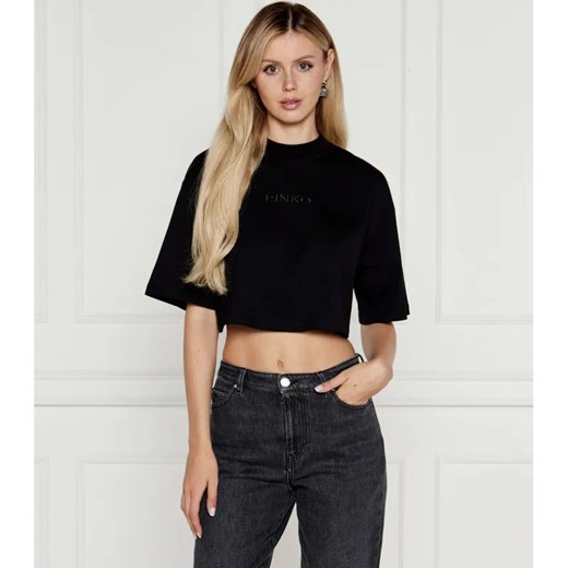 Pinko T-shirt | Cropped Fit ze sklepu Gomez Fashion Store w kategorii Bluzki damskie - zdjęcie 184335719