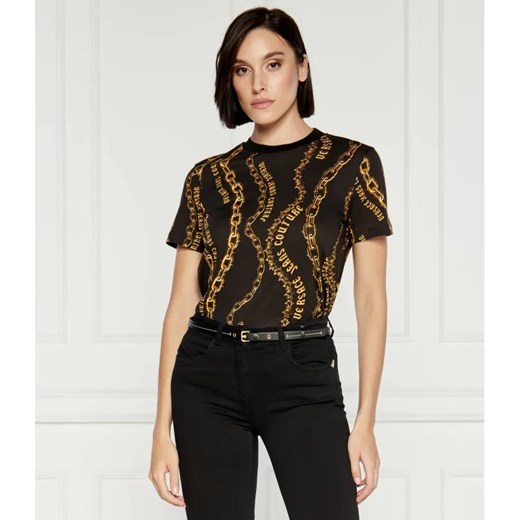 Versace Jeans Couture T-shirt | Slim Fit ze sklepu Gomez Fashion Store w kategorii Bluzki damskie - zdjęcie 184335735