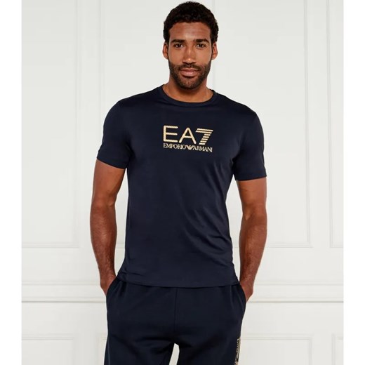 EA7 T-shirt | Slim Fit ze sklepu Gomez Fashion Store w kategorii T-shirty męskie - zdjęcie 184335757