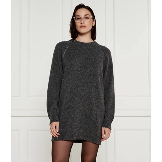 Ba&sh Wełniana sukienka DALEDE M okazja Gomez Fashion Store