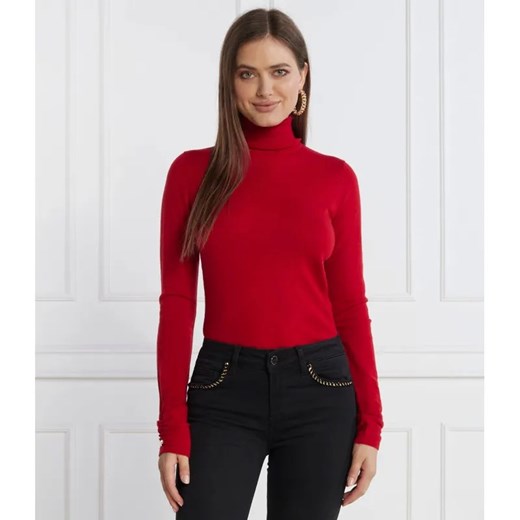 Liu Jo Wełniany golf | Slim Fit ze sklepu Gomez Fashion Store w kategorii Swetry damskie - zdjęcie 184335796