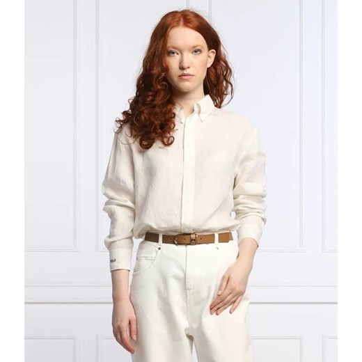 POLO RALPH LAUREN Lniana koszula | Regular Fit Polo Ralph Lauren L promocja Gomez Fashion Store