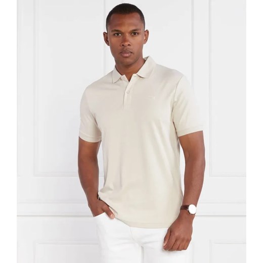 Calvin Klein Polo SMOOTH COTTON SLIM POLO | Slim Fit ze sklepu Gomez Fashion Store w kategorii T-shirty męskie - zdjęcie 184335867