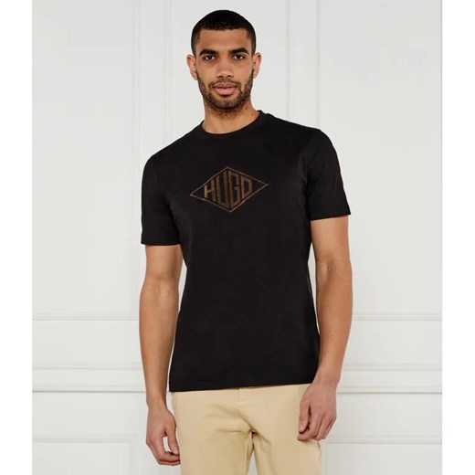 HUGO T-shirt Dalendi | Regular Fit ze sklepu Gomez Fashion Store w kategorii T-shirty męskie - zdjęcie 184335886