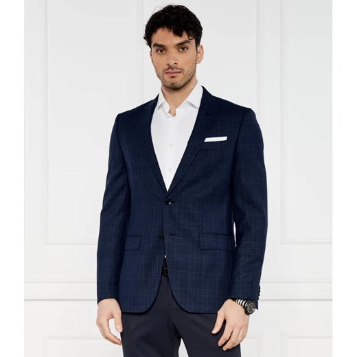 BOSS BLACK Wełniana marynarka Hutson | Slim Fit ze sklepu Gomez Fashion Store w kategorii Marynarki męskie - zdjęcie 184335918